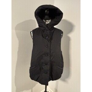 YACCO MARICARD FASHION PROJECT 1977 Vintage Oversized Black Nylon Hooded Vest 2